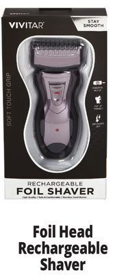Ocean State Job Lot Vivitar stay smooth rechargeable foil shaver offer