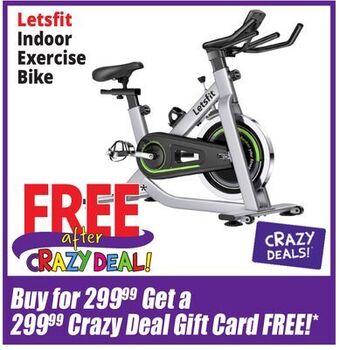 Ocean State Job Lot Letsfit indoor exercise bike offer