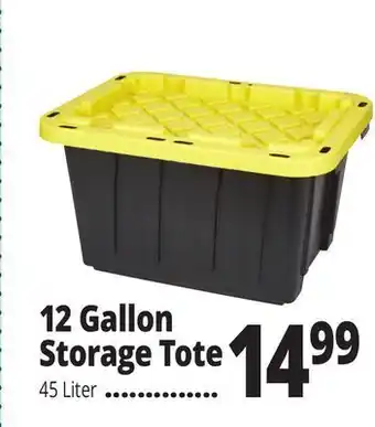 Ocean State Job Lot 12 gal strong box storage tote offer