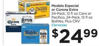 Food 4 Less Modelo especial or corona extra offer