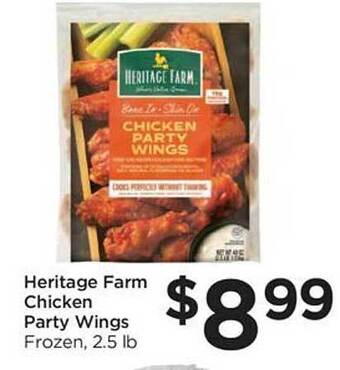 Food 4 Less Heritage farm chicken party wings offer