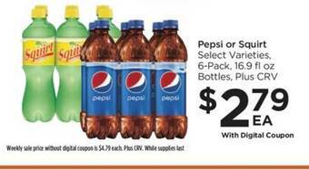 Food 4 Less Pepsi or squirt offer