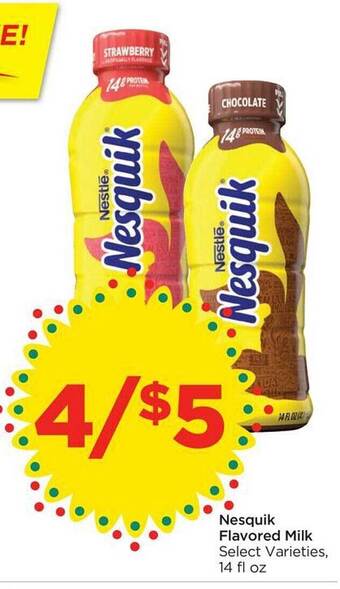 Foods Co Nesquik flavored milk offer
