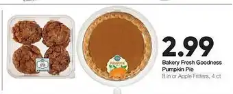 Ruler Foods Bakery fresh goodness pumpkin pie offer