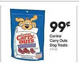 Ruler Foods Canine carry outs dog treats offer