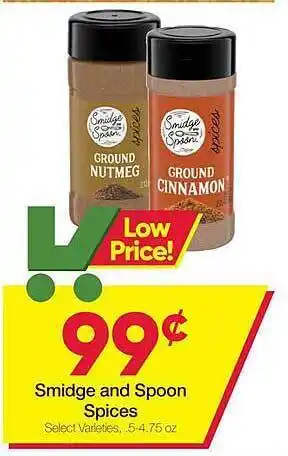 Ruler Foods Smidge and spoon spices offer