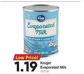 Ruler Foods Kroger evaporated milk offer