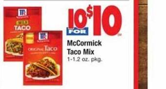 ACME Mccormick taco mix offer