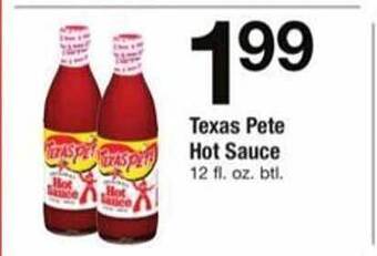 ACME Texas pete hot sauce offer