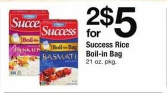 ACME Success rice boil-in bag offer