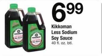 ACME Kikkoman less sodium soy sauce offer