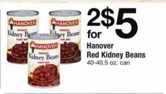 ACME Hanover red kidney beans offer