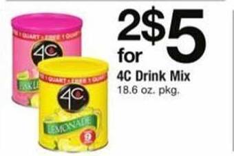 ACME 4c drink mix offer
