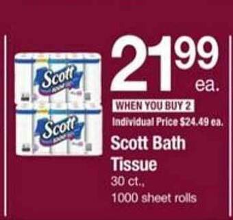 ACME Scott bath tissue offer