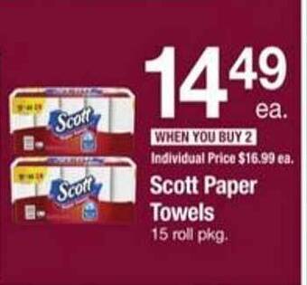 ACME Scott paper towels offer