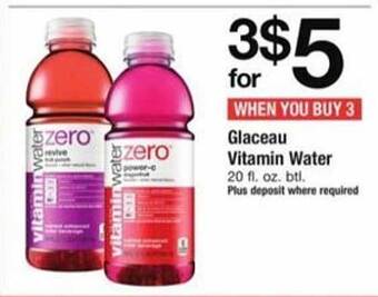 ACME Glaceau vitamin water offer