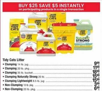 ACME Tidy cats litter offer