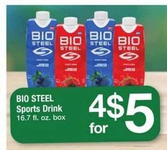 ACME Bio steel sports drink offer