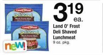 ACME Land o' frost deli shaved lunchmeat offer