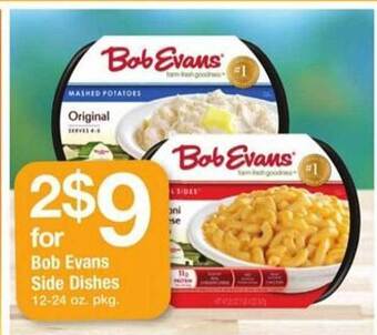 ACME Bob evans side dishes offer