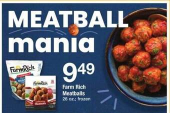 ACME Farm rich meatballs offer