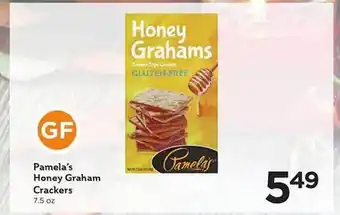 Cub Foods Pamela's honey graham crackers offer