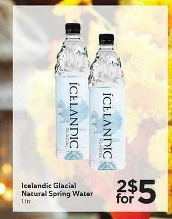 Cub Foods Icelandic glacial natural spring water offer
