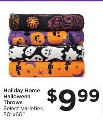 Food 4 Less Holiday home halloween throws offer