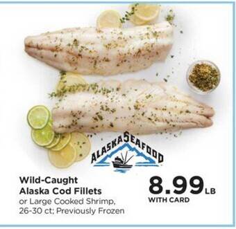 QFC Wild-caught alaska cod fillets offer
