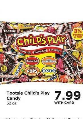 QFC Tootsie child's play candy offer