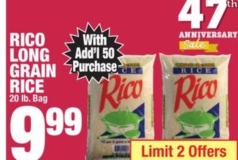C Town Rico long grain rice offer