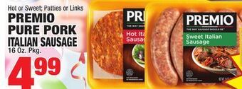C Town Premio pure pork pure pork italian sausage offer