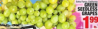 C Town Green seedless grapes offer