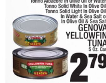 C Town Genova yellowfin tuna offer