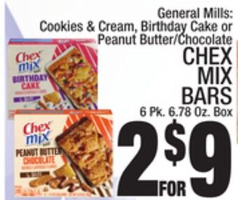 C Town Chex mix bars offer