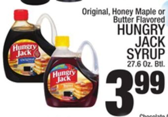 C Town Hungry jack syrup offer