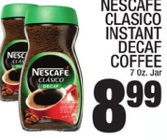 C Town Nescafe clasico instant decaf coffee offer