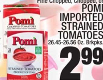 C Town Pomi imported strained tomatoes offer