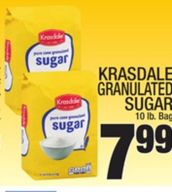 C Town Krasdale granulated sugar offer