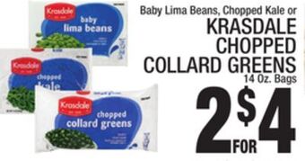 C Town Krasdale chopped collard greens offer