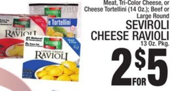 C Town Seviroli cheese ravioli 13 oz. pkg. offer