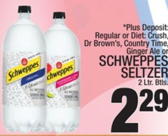 C Town Schweppes seltzer offer