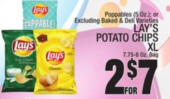C Town Lay's potato chips xl, 7.75-8 oz. bag offer