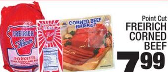 C Town Freirich corned corned beef offer