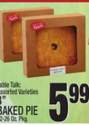 C Town 8" baked pie offer