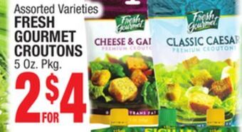C Town Fresh gourmet croutons offer