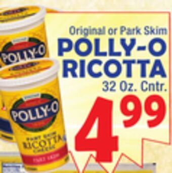 Bravo Supermarkets Polly-o ricotta offer