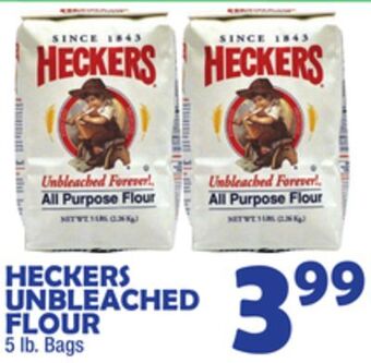 Bravo Supermarkets Heckers unbleached flour offer