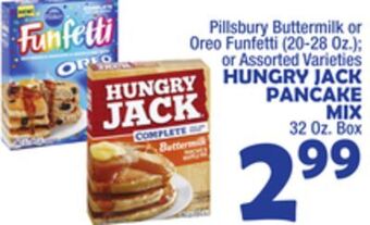 Bravo Supermarkets Hungry jack pancake mix 32 oz. box offer