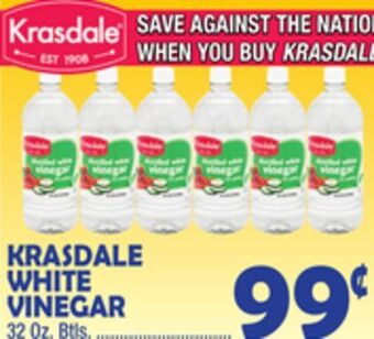 Bravo Supermarkets Krasdale white vinegar offer